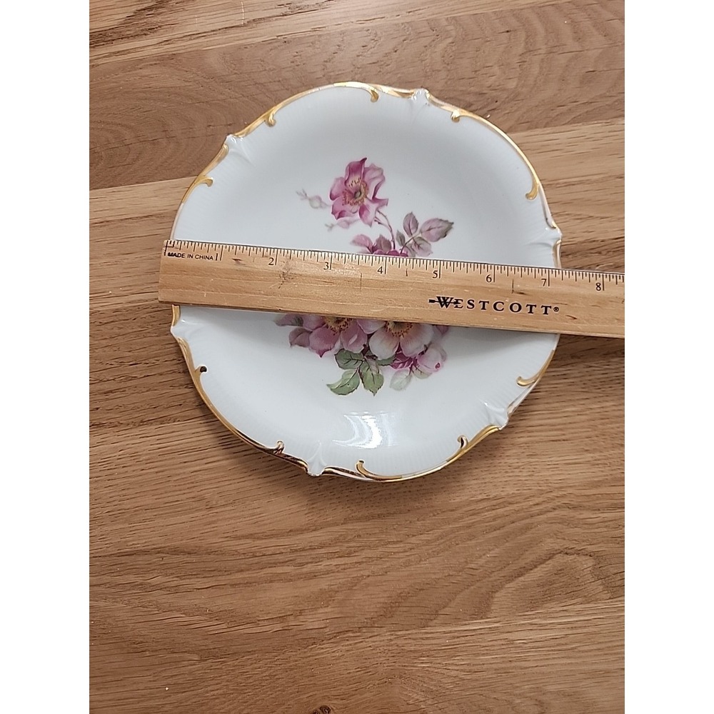 Vtg Schumann Arzberg Bavaria Germany "Wild Rose" Salad Dessert Side Plate 7.25" - Picture 9 of 9